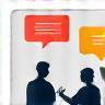 Consulting Icon - discussion and charts